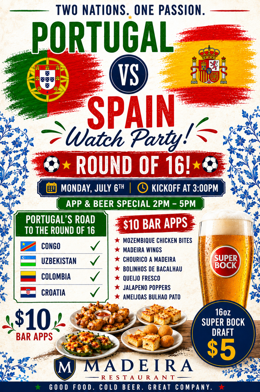 Portugal vs. Spain